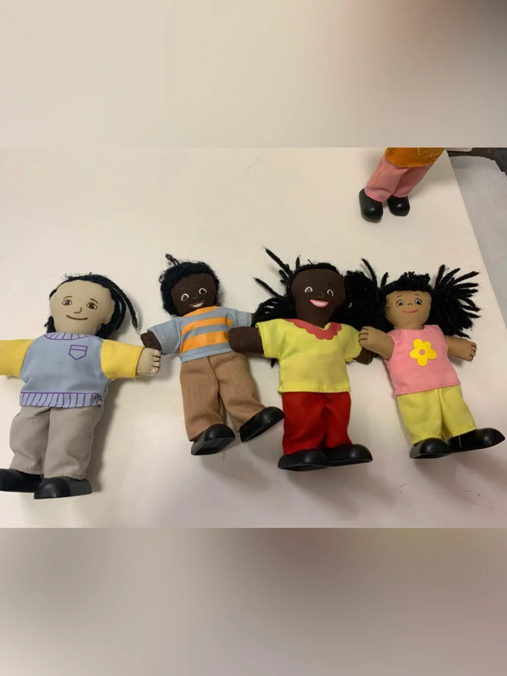 Lakeshore Learning soft plush dollhouse figures
